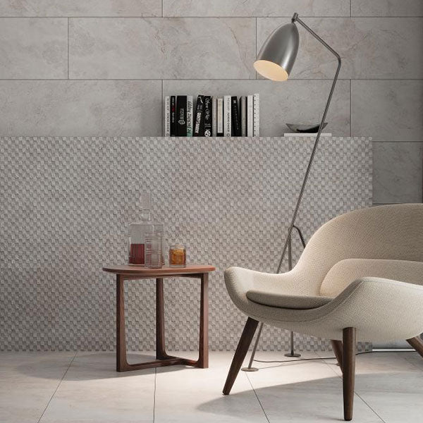 Porcelanosa Image White tile collection - wall, floor and decor tiles