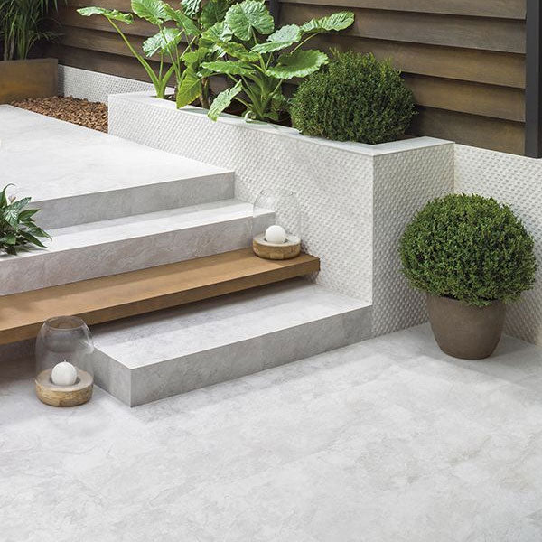 Porcelanosa Image White Tiles (different sizes shown)