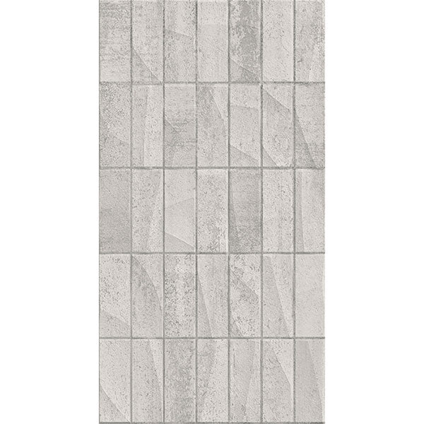 Porcelanosa Mosaico Nantes Acero L Tile 33.3 x 59.2cm