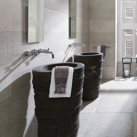 Porcelanosa Park Lineal Acero (setting)