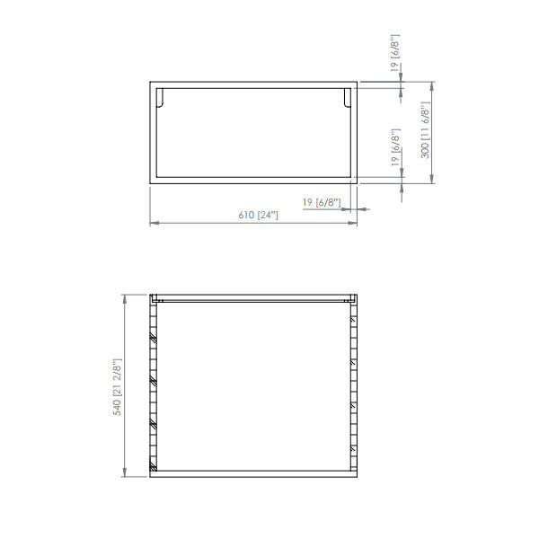 Porcelanosa Ras Drawer Unit 61cm