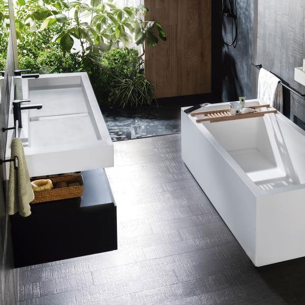 Porcelanosa Ras Krion Wall Hung Washbasin & Worktop