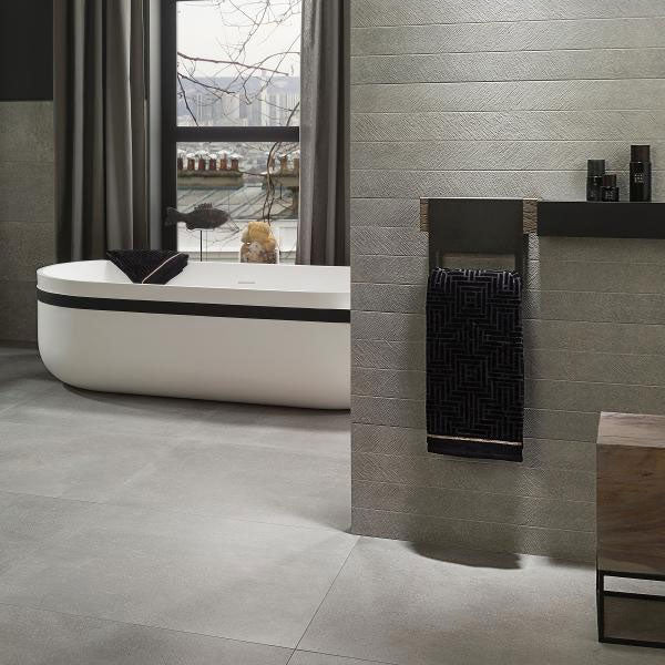 Porcelanosa Spiga Bottega Acero & Bottega Acero tiles