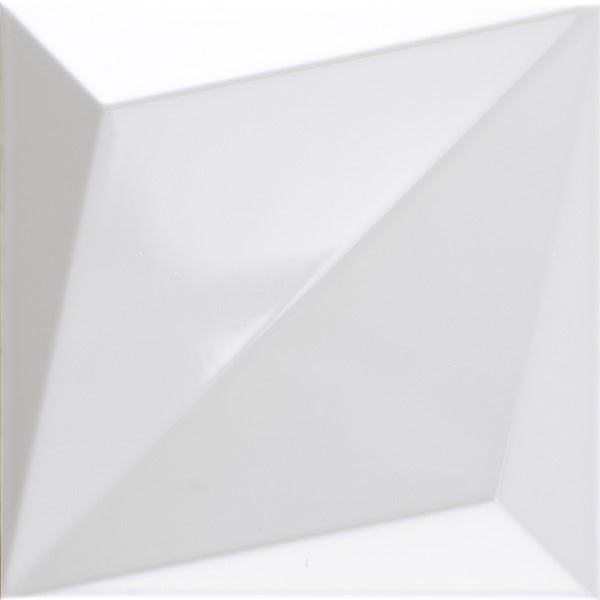 ORIGAMI WHITE GLOSS 25 x 25cm