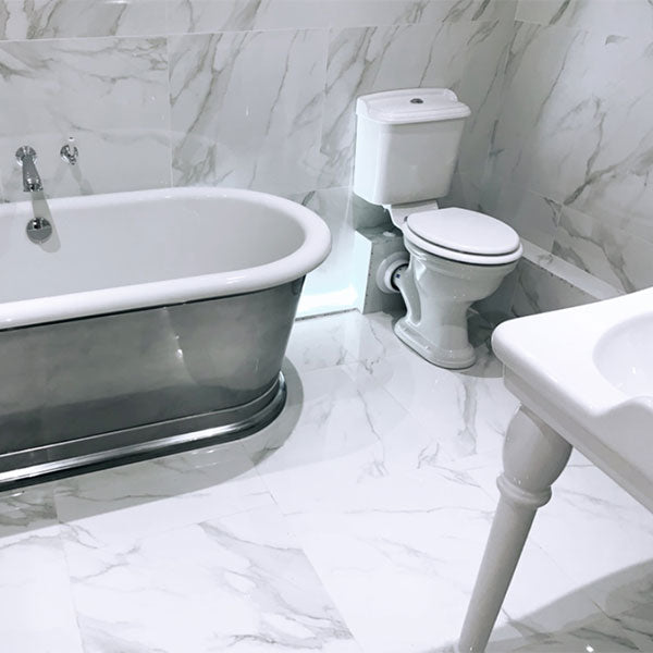 Statuario Mercury Rectified Tiles