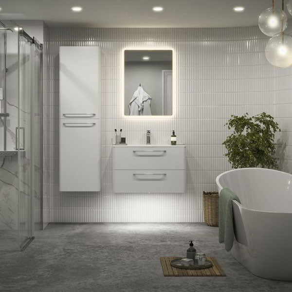 Tabo Florence White Gloss Floor furniture (at night)