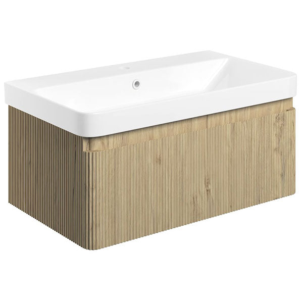 Tabo Qubi Wall Hung 1 Drawer Basin Unit & Basin 805mm