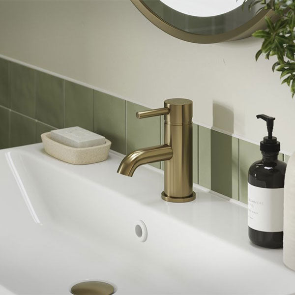 Tabo Hero Brushed Bronze Basin Mixer Tap & Waste