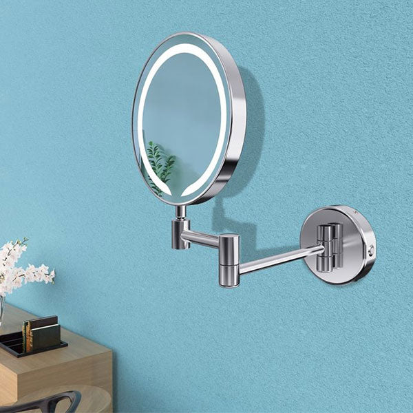 Tabo Minute Round LED Chrome Cosmetic Mirror 234 x 320mm