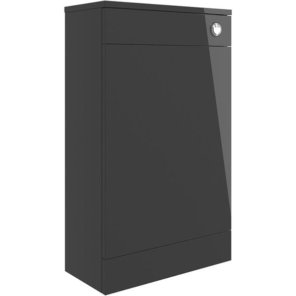 Tabo Modena Anthracite Gloss Floor Standing WC Unit 500mm