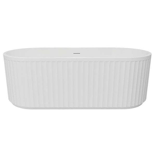 Tabo Neve Fluted Freestanding Bath 1700 x 750 x 570mm