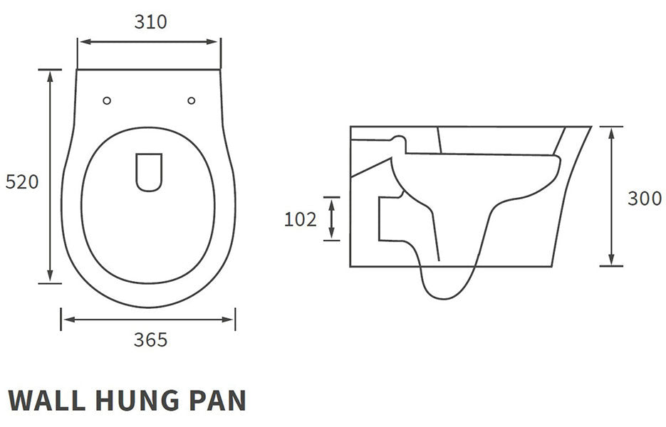 Savino Rimless Wall Hung WC