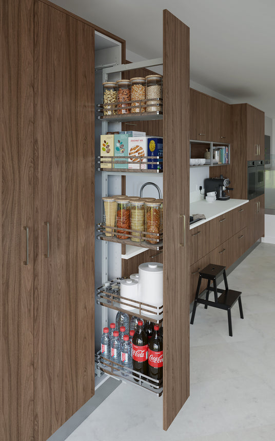 TEXTURA Walnut Natural - Pull Out Larder