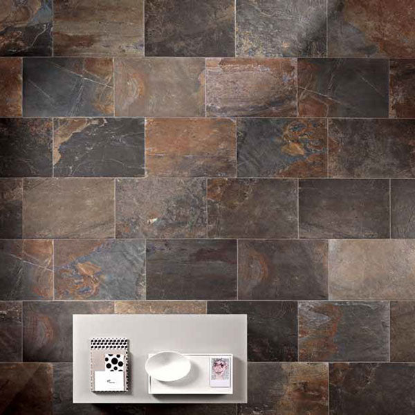 Unicom Starker Natural Slate Multicolour tiles
