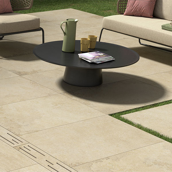 Unicom Starker Sand Stone_2thick Rett Outdoor Tiles