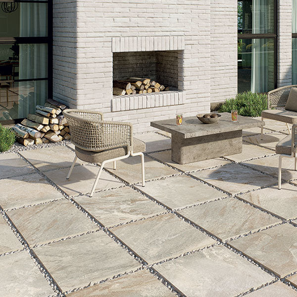 Valais Beige Rectified Outdoor Tiles 60 x 60cm