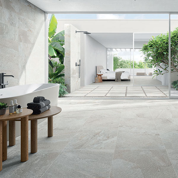 Valais Grey Rectified Outdoor Tiles 60 x 60cm
