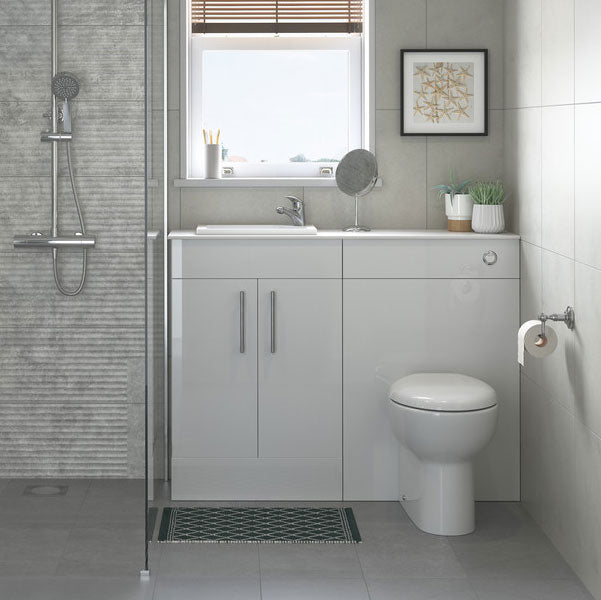 Westminster 1TH Semi Recessed Basin 500 x 390mm (unit and toilet not included)