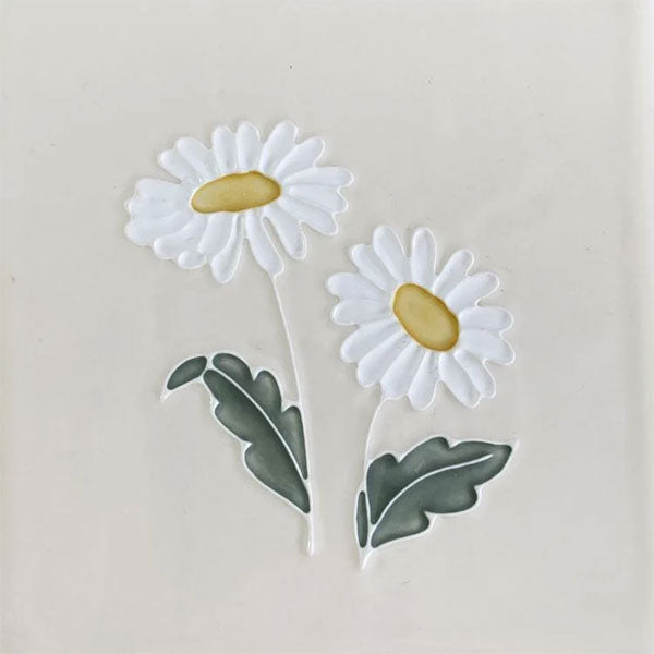 Winchester Classic Floral Tubelined Daisy 12.7 x 12.7cm