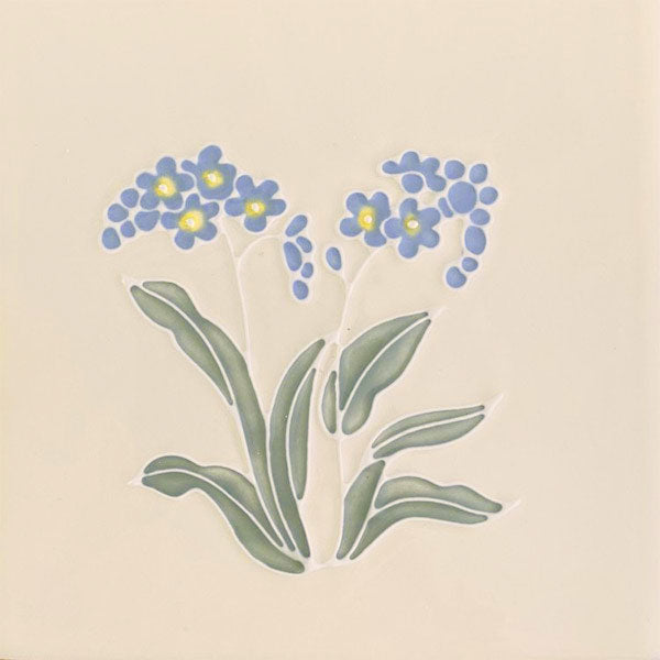 Winchester Classic Floral Tubelined Forget-Me-Not 12.7 x 12.7cm