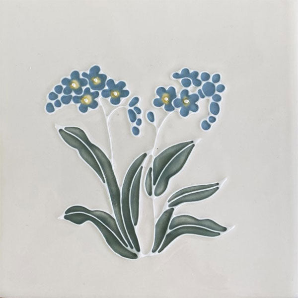 Winchester Classic Floral Tubelined Forget-Me-Not 12.7 x 12.7cm