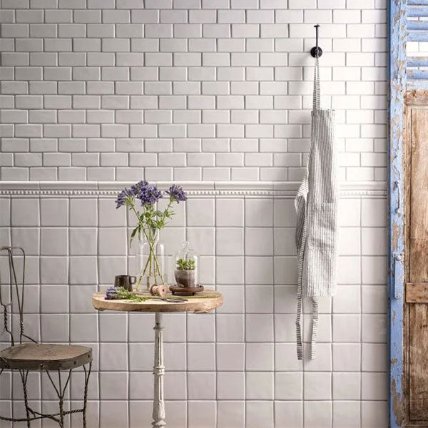 Winchester Classic Pure White Field Tile 12.7 x 12.7cm