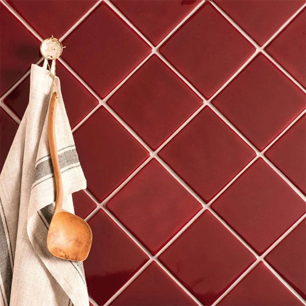 Winchester Classic Ruby Field Tile 12.7 x 12.7cm
