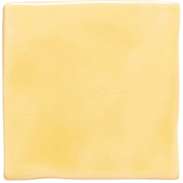 Winchester Classic Soft Yellow Field Tile (crazed finish) 12.7 x 12.7cm