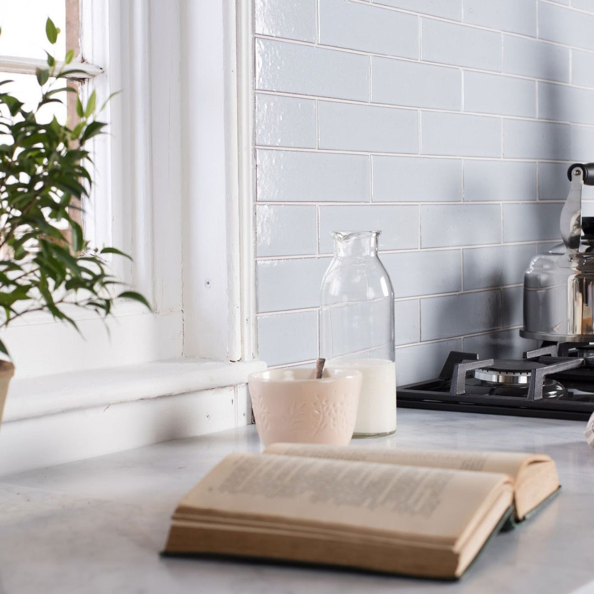 Winchester Elements Cloud Smooth Brick Tiles 24 x 6cm