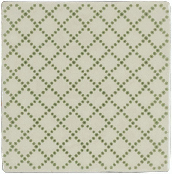 Winchester Residence Manoir Trellis Pumice Tile 13 x 13cm