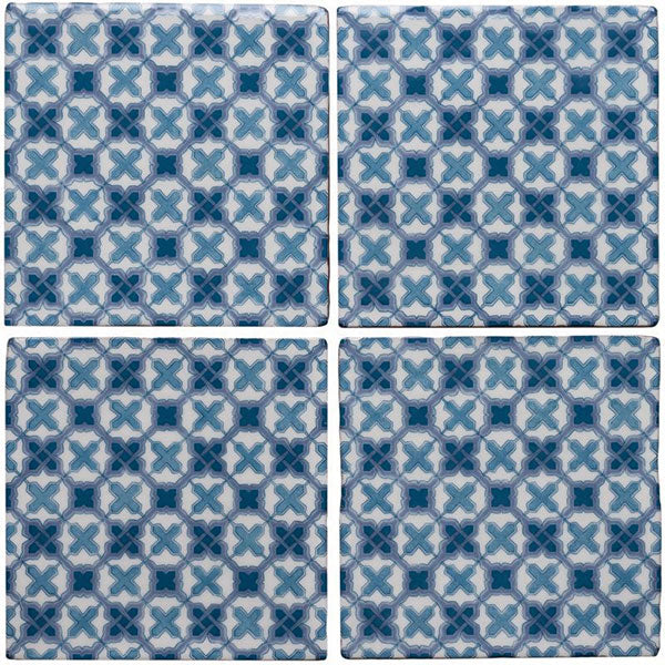 Winchester Residence Ormeaux on Papyrus 13 x 13cm (4 tiles)