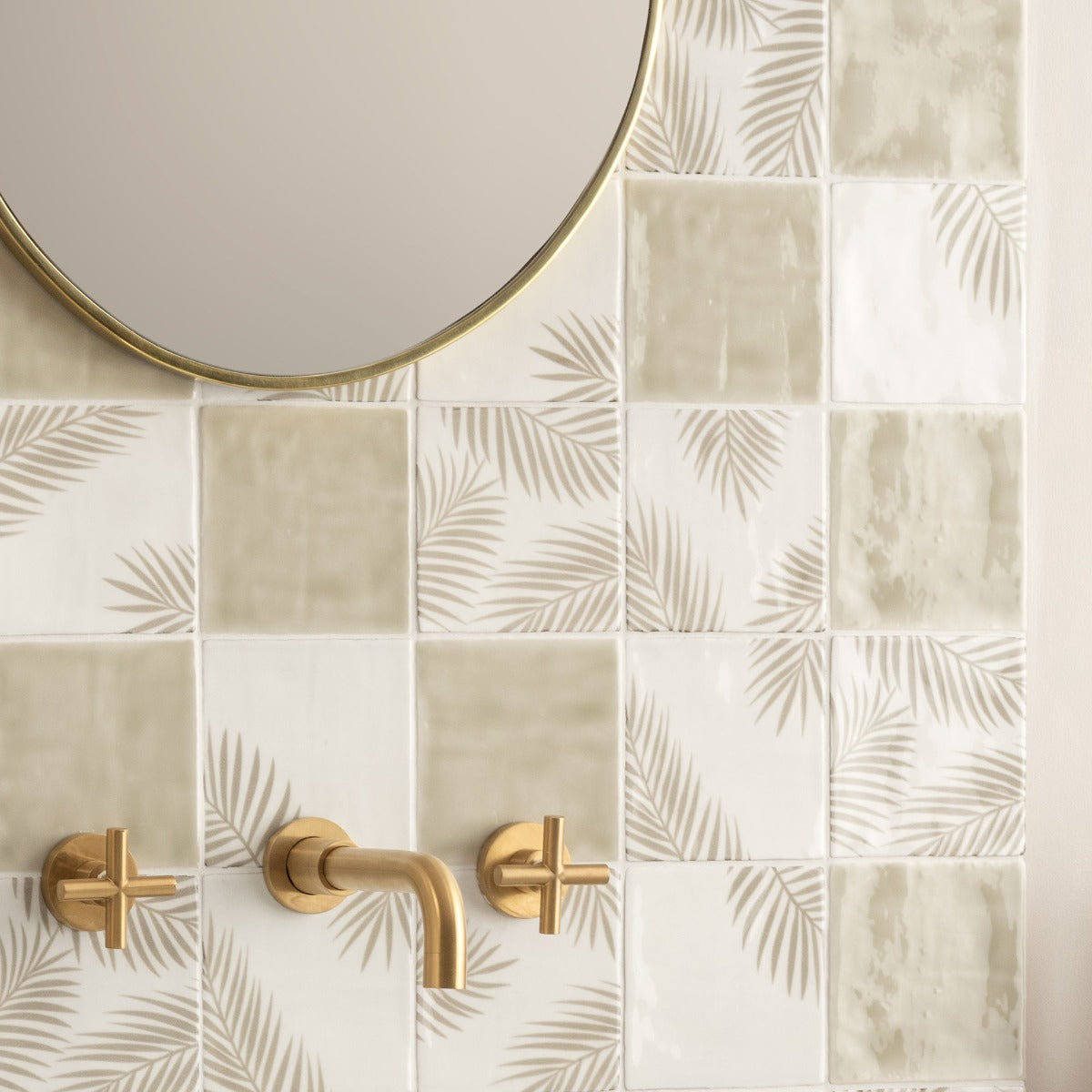 Winchester Botanique Paradis Mere (all faces) with plain Mere tile