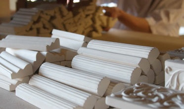 Winchester Artisan Decorative Mouldings before firing