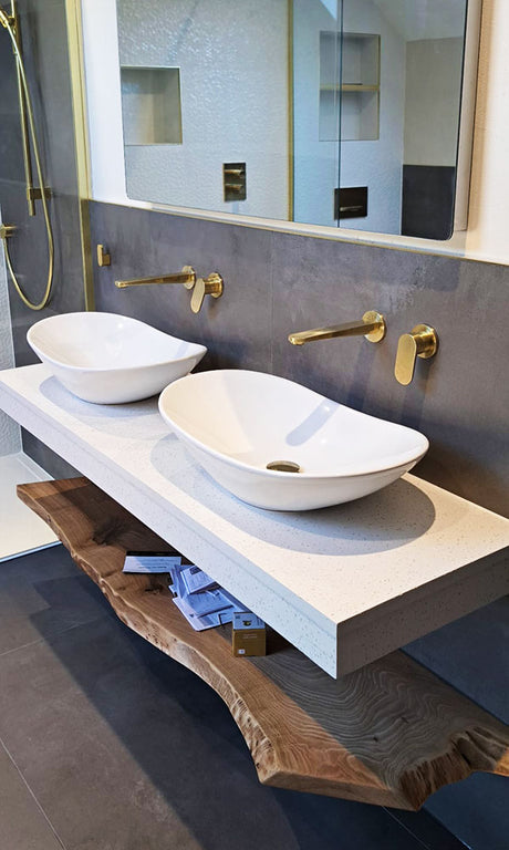 A Sophisticated Bathroom Renovation in Leighton Buzzard by Tabo