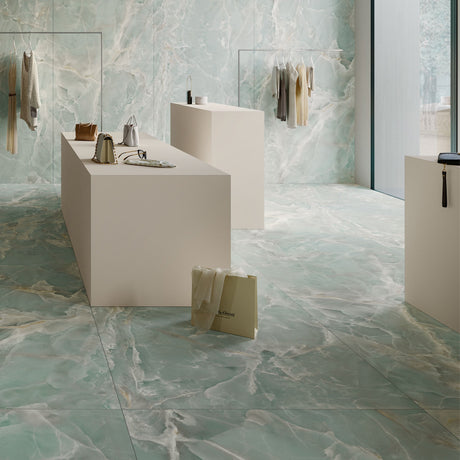 Casalgrande Alabastri marble effect wall and floor tiles