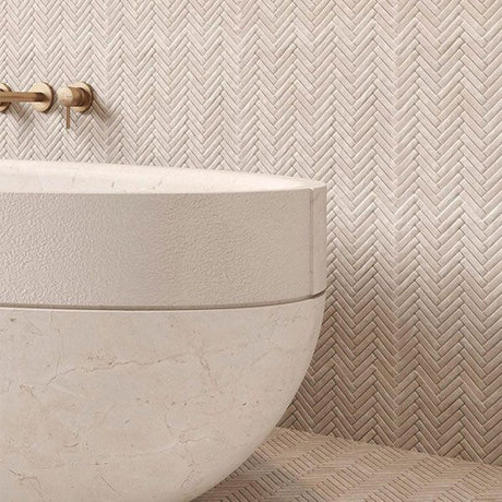 Porcelanosa Herringbone