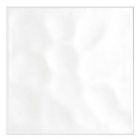 Bumpy White Gloss Ceramic Wall Tile 20 x 20cm