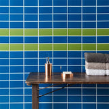 Original Style Half Field Tile Baroque Blue