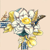 Original Style Birds & Butterfly Corner Tile