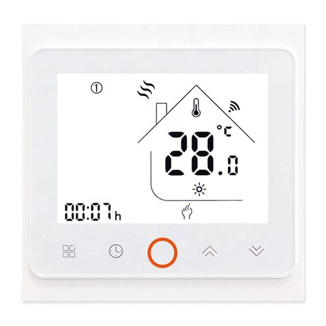 Warmsole 7 Day Programmable Thermostat - White