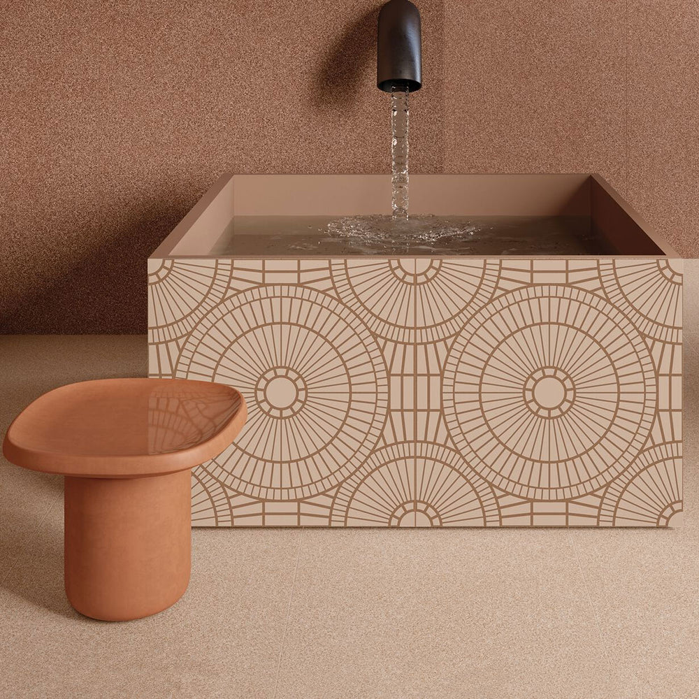 ABK Moooi Nesting Room Decor Hypnotic Owl Copper Wall & Floor Tiles