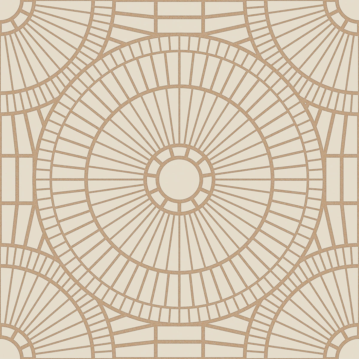 ABK Moooi Nesting Room Decor Hypnotic Owl Gold Wall & Floor Tile 60 x 60cm