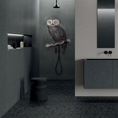 ABK Moooi Nesting Room Decor Passage Black Wall & Floor Tiles