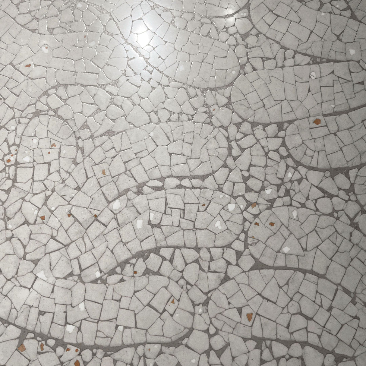 ABK Moooi Nesting Room Egg Scape Cloistered Dove Concrete (detail)