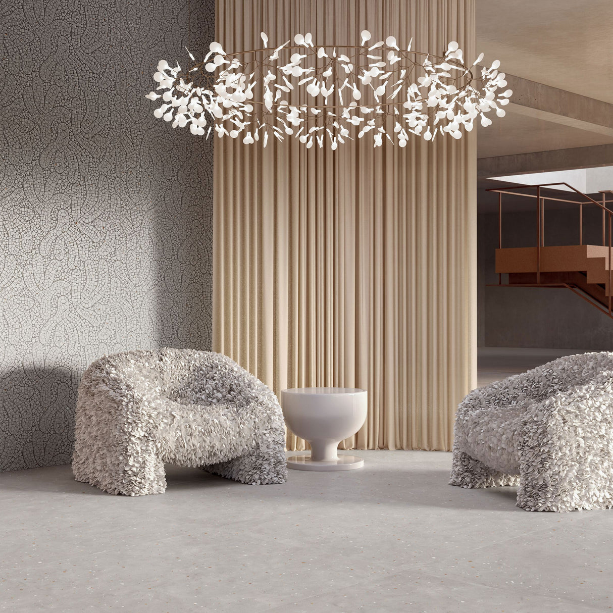 ABK Moooi Nesting Room Egg Scape Concrete Wall & Floor Tiles