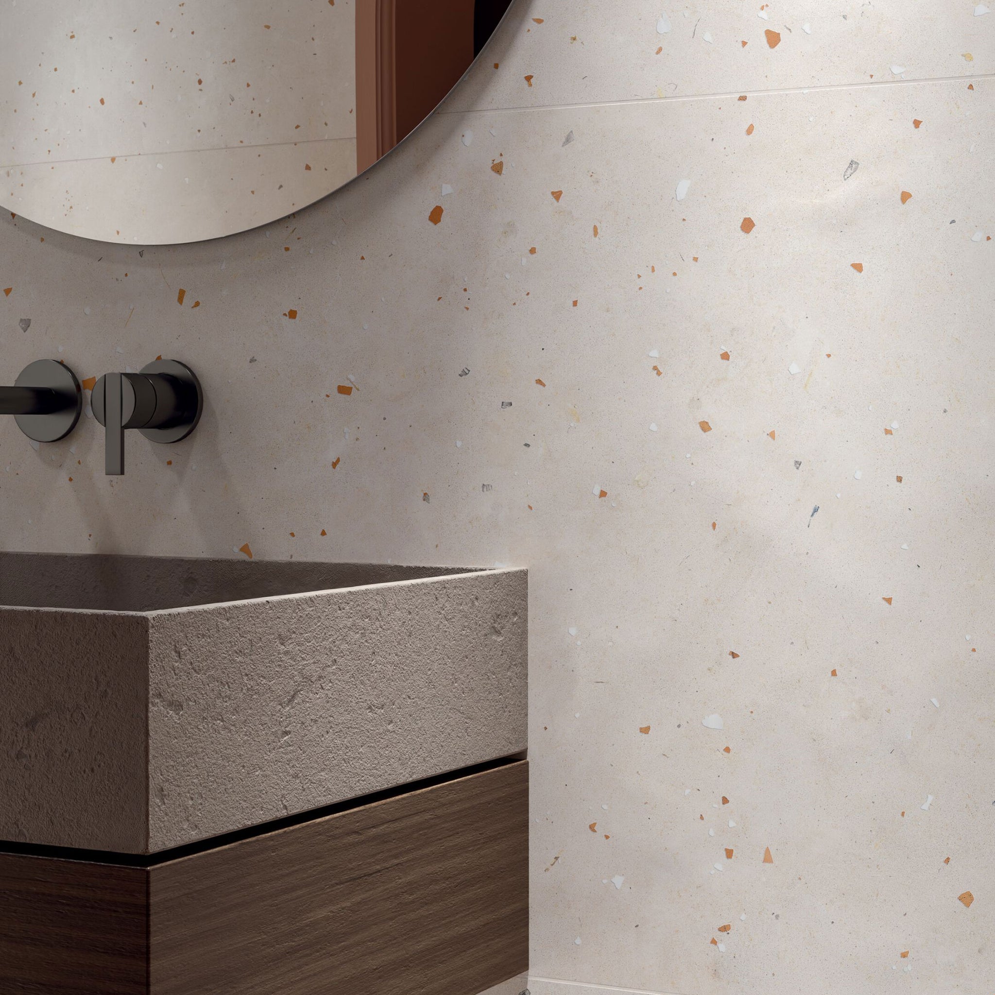ABK Moooi Nesting Room Egg Scape Ivory Wall & Floor Tiles