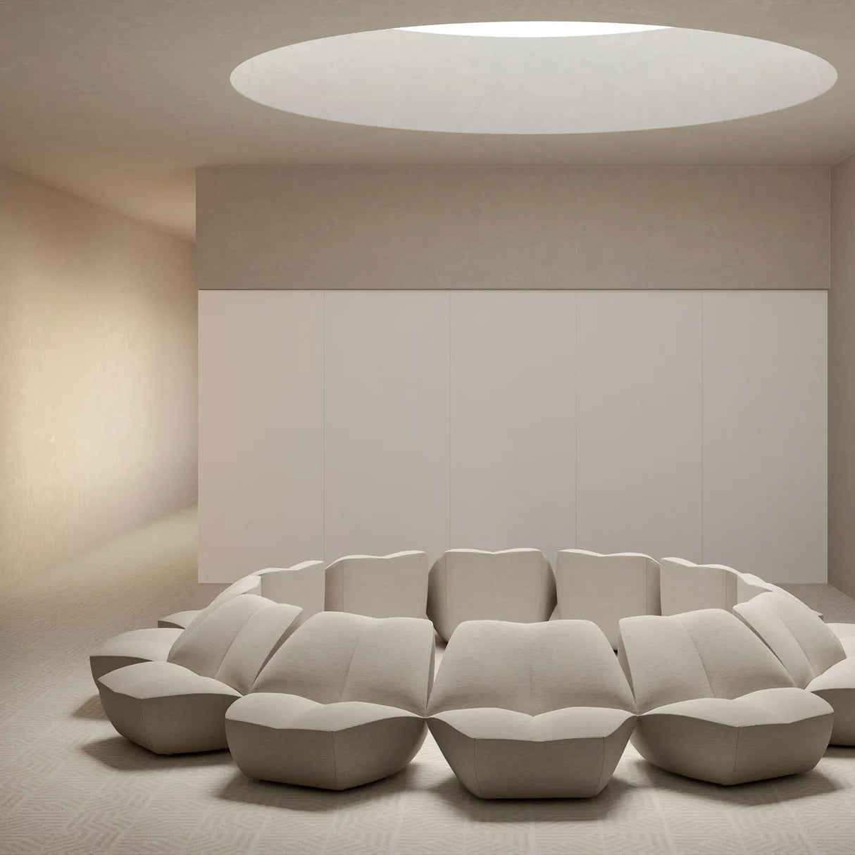 ABK Moooi Nesting Room Sandy Plains Ivory Wall & Floor Tiles