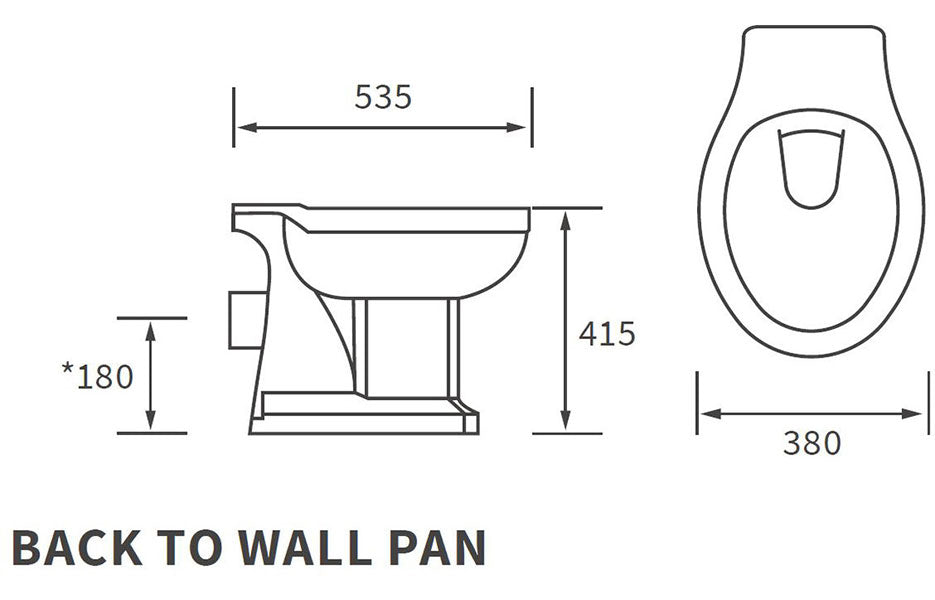 Tabo Primrose Back To Wall WC 
