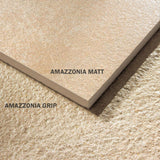 Amazzonia tile finishes: Matt R10 & Grip R12