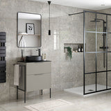 Tabo Milan Matt Latte 2 Drawer Basin Unit